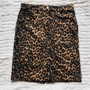 SOLD Jones New York Cheetah Pencil Skirt